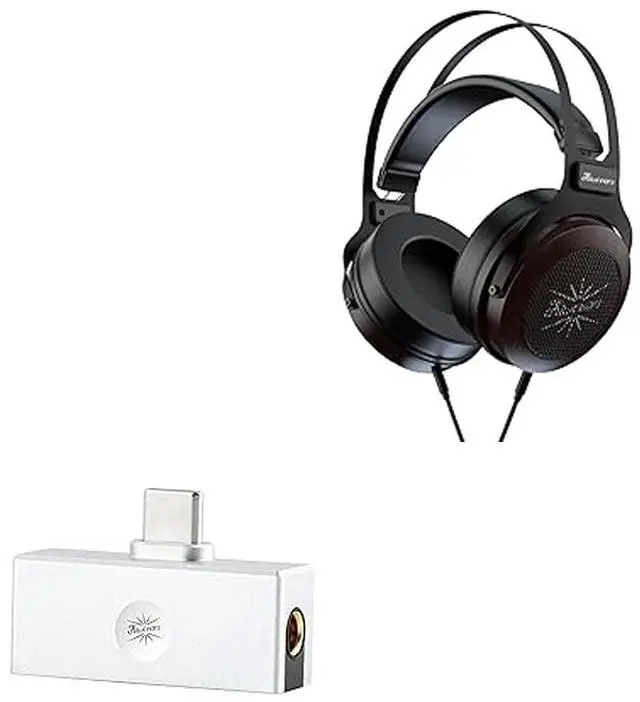 Main image of Kiwi Ears Altruva Over Ear Headphone, Hi-Fi 50mm Dynamic Driver Monitoring Headphones + Kiwi Ears Allegro Mini Portable IEM DAC