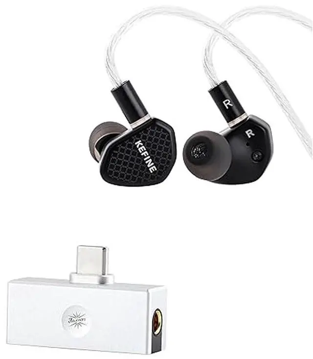 Main image of Kefine Klean in Ear Monitor,10mm DLC Diaphragm Dynamic Driver HiFi Earphones,Wired Gaming Earbuds Kiwi Ears Allegro Mini Portable IEM DAC, in Ear Monitor Amplifier