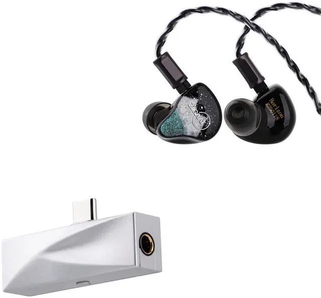 Main image of ZiiGaat Horizon IEM with Kiwi Ears USB-C DAC AMP Bundle