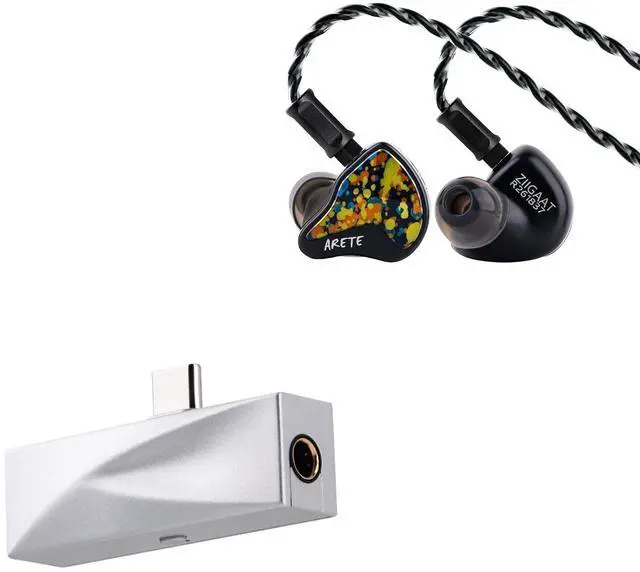 Main image of ZiiGaat x Fresh Reviews Arete II IEM with Kiwi Ears DAC AMP Bundle