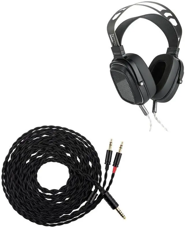 Main image of HarmonicDyne Romantic Open-Back Over-Ear Headphones Tripowin Nova Monitor Headphone Cable, Over-Ear Headphone Wire(4.4mm, Black)
