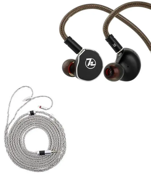 Main image of 7Hz x Crinacle: Diablo/Divine in-Ear Monitors,14.5mm Planar Magnetic Driver IEM(Diablo, Black) + Tripowin Zonie 2M IEM Cable