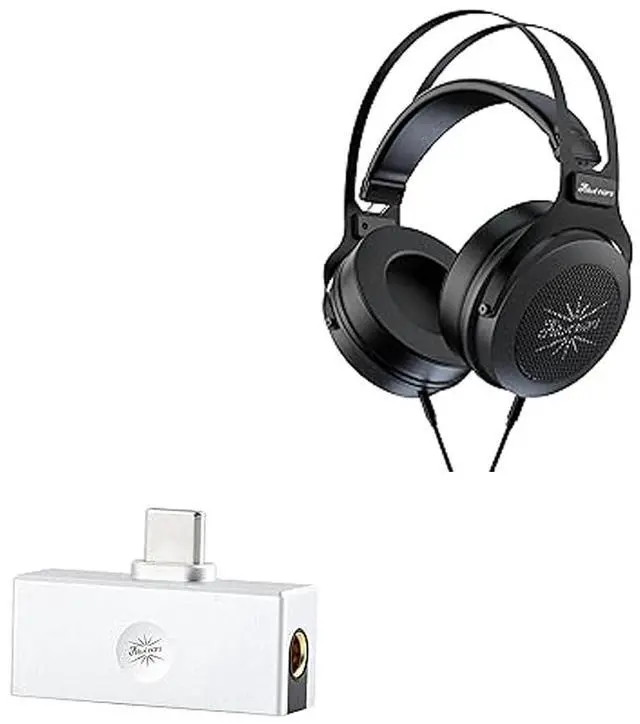 Main image of Kiwi Ears Altruva Over Ear Headphone, Hi-Fi 50mm Dynamic Driver Monitoring Headphones Kiwi Ears Allegro Mini Portable IEM DAC, in Ear Monitor Amplifier,