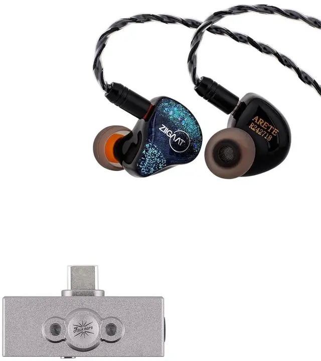 Main image of ZiiGaat x Fresh Reviews Arete in Ear Monitor, 1DD+4BA Hybrid Earphone IEM Kiwi Ears Allegro Pro Upgraded IEM Earphone DAC/AMP