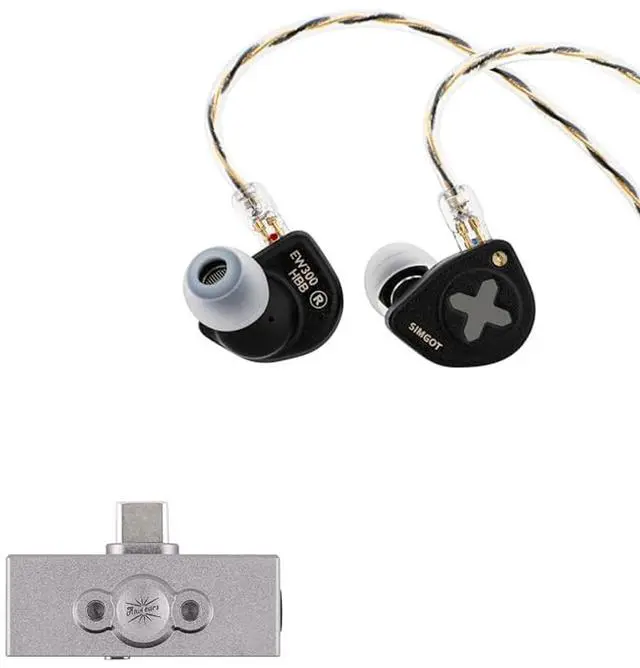 Main image of SIMGOT EW300 1DD+1Planar+1PZT Hybrid Driver in Ear Monitor(EW300 HBB) Kiwi Ears Allegro Pro Upgraded IEM Earphone DAC/AMP