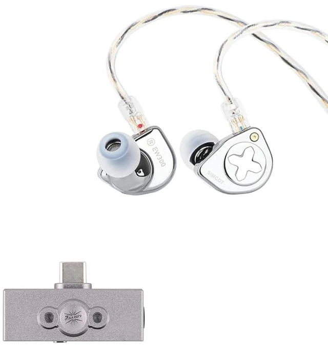 Main image of SIMGOT EW300 1DD+1Planar+1PZT Hybrid Driver in Ear Monitor (Standard Edition) Kiwi Ears Allegro Pro Upgraded IEM Earphone DAC/AMP