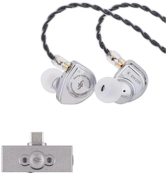 Main image of SIMGOT EW200 10mm SCP Diaphragm Dynamic Driver in-Ear Earphones (EW200 with Mic) Kiwi Ears Allegro Pro Upgraded IEM Earphone DAC/AMP