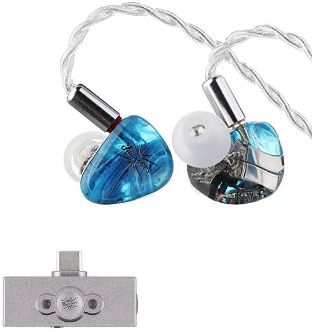 Main image of Kiwi Ears Orchestra Lite Performance Custom 8BA in-Ear Monitor IEM(Blue) Kiwi Ears Allegro Pro Upgraded IEM Earphone DAC/AMP