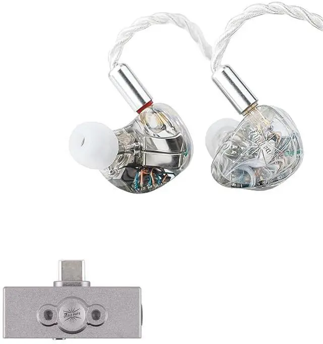 Main image of Kiwi Ears Orchestra Lite Performance Custom 8BA in-Ear Monitor IEM(Clear) Kiwi Ears Allegro Pro Upgraded IEM Earphone DAC/AMP