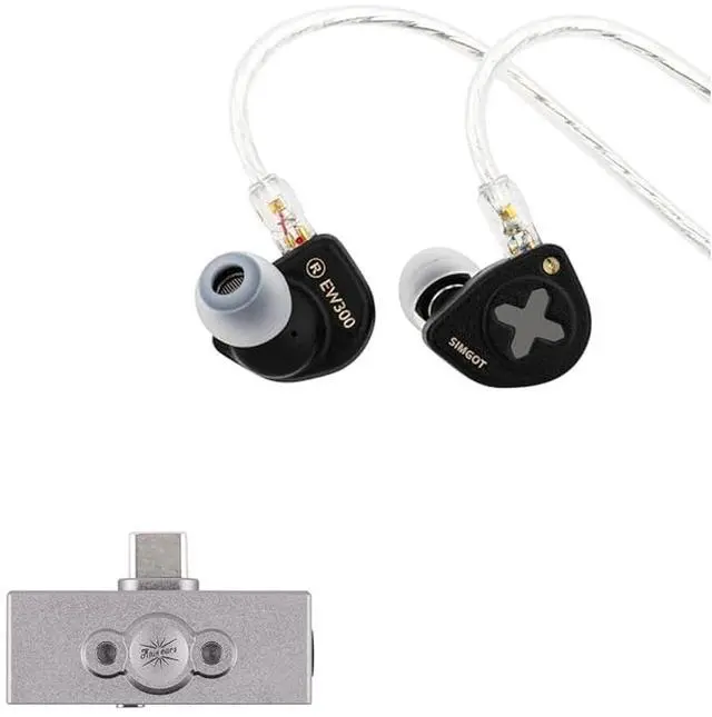 Main image of SIMGOT EW300 1DD+1Planar+1PZT Hybrid Driver in Ear Monitor (EW300 DSP) Kiwi Ears Allegro Pro Upgraded IEM Earphone DAC/AMP