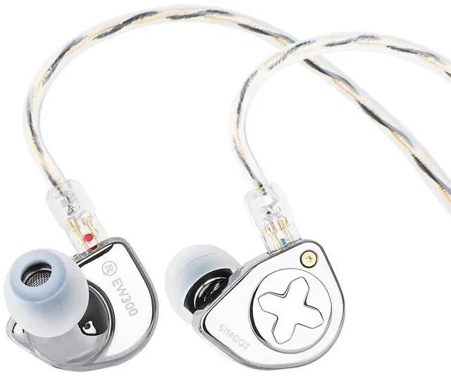 Main image of SIMGOT EW300 1DD+1Planar+1PZT Hybrid Driver IEMs, Standard Edition