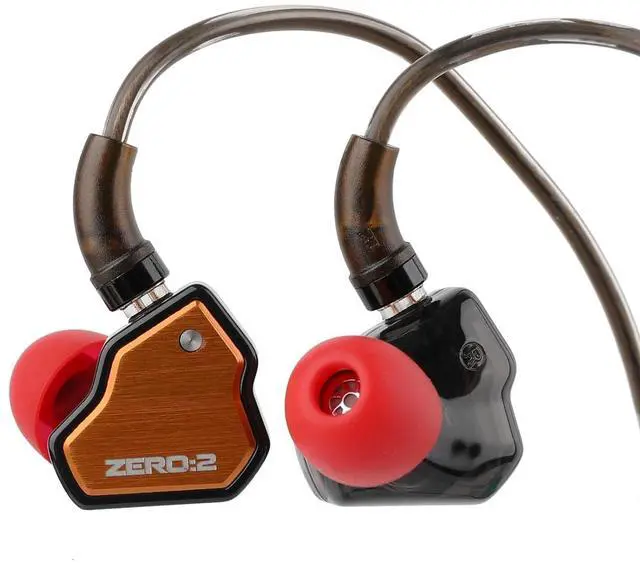 Main image of 7Hz x Crinacle Zero:2 in Ear Monitor, Updated 10mm Dynamic Driver IEM, Wired Earbuds Earphones, Gaming Earbuds, with OFC IEM Cable for Musician (Without MIC, Orange)