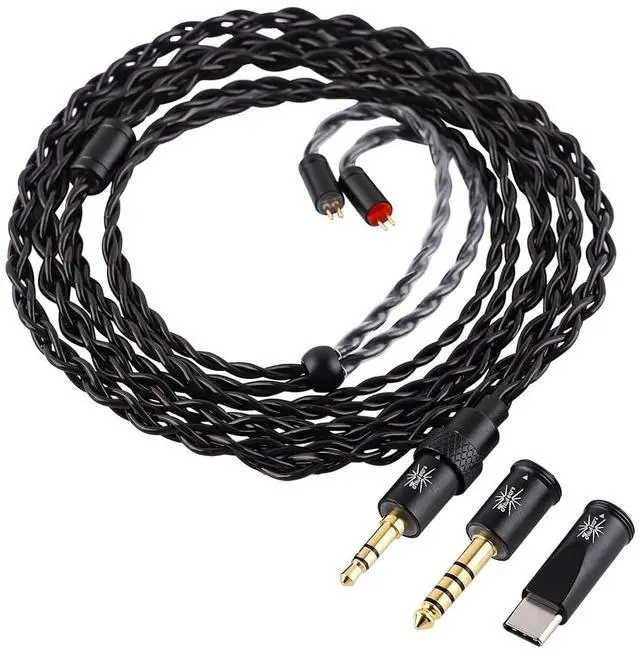 Main image of Kiwi Ears x B_Media Terras IEM Cable, with Type-C/3.5mm/4.4mm Plug