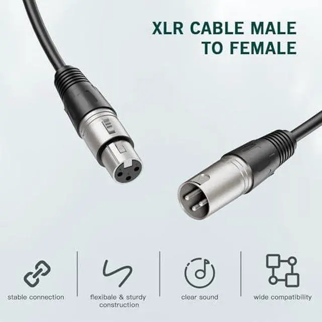 Alt view image 4 of 5 - Gaming Audio Mixer with XLR Cable Bundle, RGB Streaming Mixer with XLR Interface, Volume Control, Voice Changer, Headphone Amp, Game/Chat Mix for Video Recording, YouTube (SC8+L9)