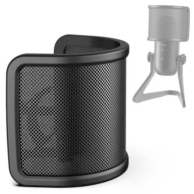 Alt view image 6 of 7 - Streaming Gaming USB Microphone Kit, PC Condenser RGB Mic with Pop Filter Plug and Play for Online Game, Discord, Twitch (A6TW+U1)