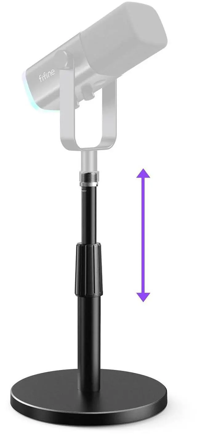 Main image of BS1 Heavy-Duty Adjustable Desktop Mic Stand for Recording Streaming