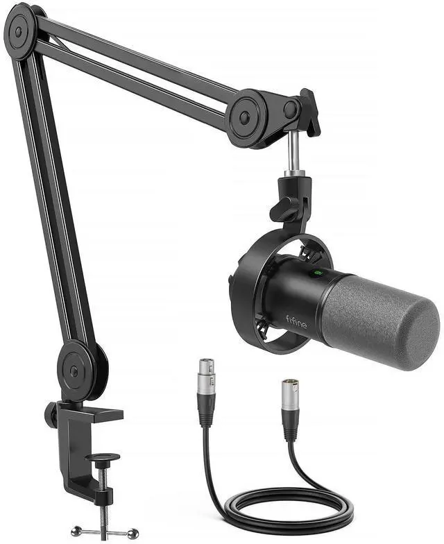 Main image of Dynamic Podcast Microphone Set with XLR Cable, Studio USB/XLR Recording Mic for Streaming Gaming, Recording Mic Compatible with Mixer/Sound Card for Music Dubbing Vocal (K688T+L9)