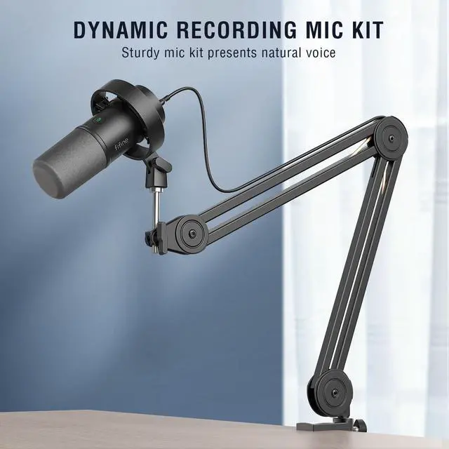 Alt view image 2 of 7 - Dynamic Podcast Microphone Set with XLR Cable, Studio USB/XLR Recording Mic for Streaming Gaming, Recording Mic Compatible with Mixer/Sound Card for Music Dubbing Vocal (K688T+L9)