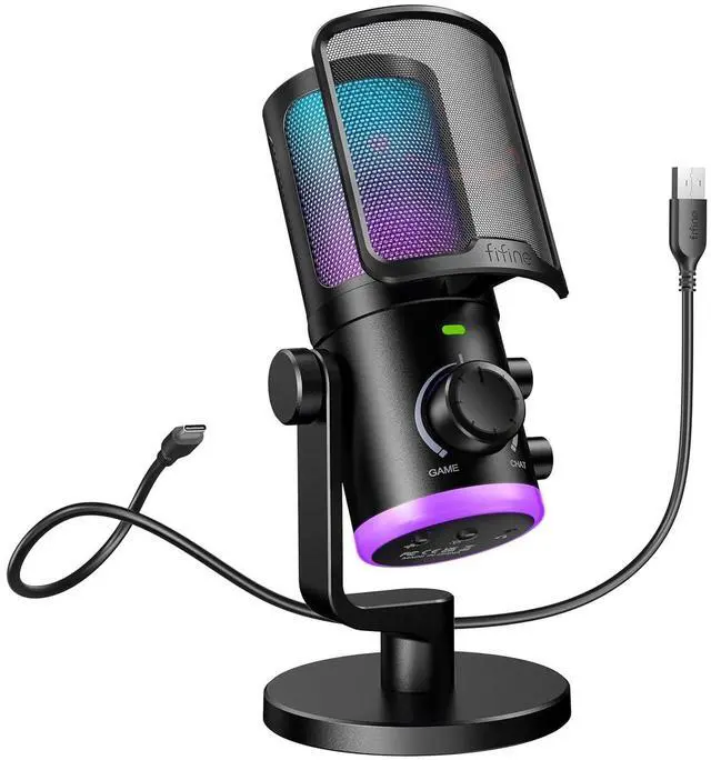 Main image of AM6 USB Gaming Microphone, Condenser Mic with ChatMix Dial