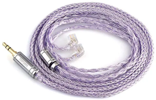 Main image of Tripowin Zonie 16 Core SilverPlated IEM Cable, Recessed 2pin, 3.5mm