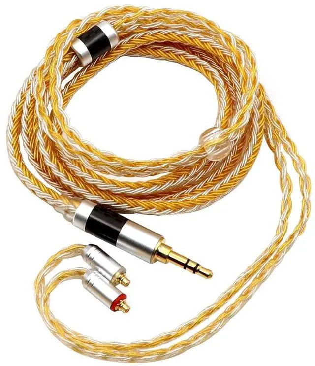 Main image of Tripowin Zonie 16 Core Silver Plated IEM Cable, MMCX, 3.5mm Plug