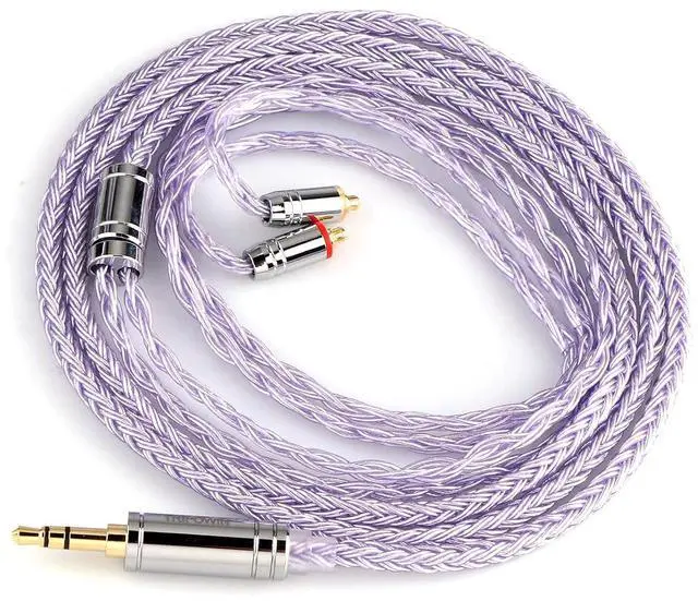 Main image of Tripowin Zonie 16 Core Silver Plated IEM Cable, MMCX, 3.5mm Plug