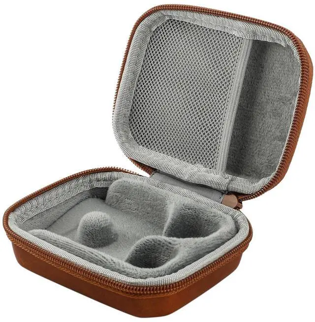 Main image of ZiiGaat PELLEPOD Leather Earbud Case, Waterproof IEM Storage Box