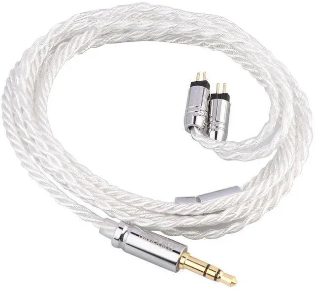 Main image of Tripowin Solstice 26AWG Silver-Plated Copper HiFi IEM Cable for in Ear Monitor, Audiophile(2pin 0.78mm)