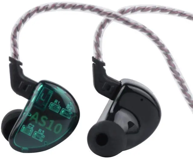 Main image of KZ AS10 5BA HiFi Stereo in-Ear Monitor HiFi Wired Earbuds Earphones