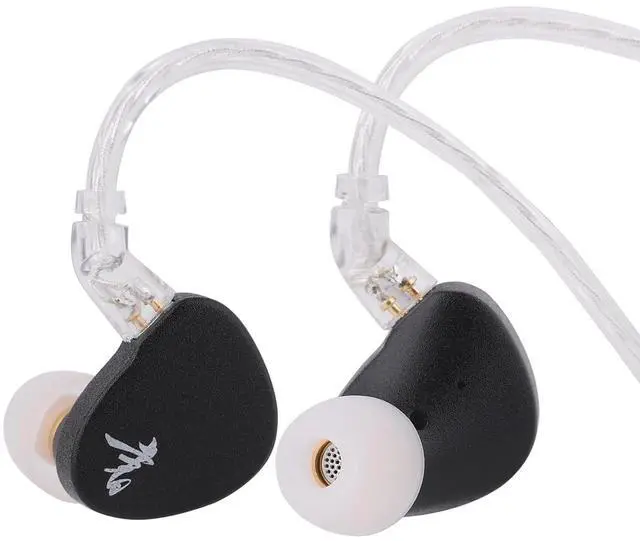 Main image of WGZBLON SHU in Ear Monitor,Dual Dynamic Driver HiFi IEM Earphones,Professional DAC Chip Wired Earbuds,Zinc Alloy Shell,High-Purity Silver-Plated Cable for Audiophile (3.5mm with Mic, Black)