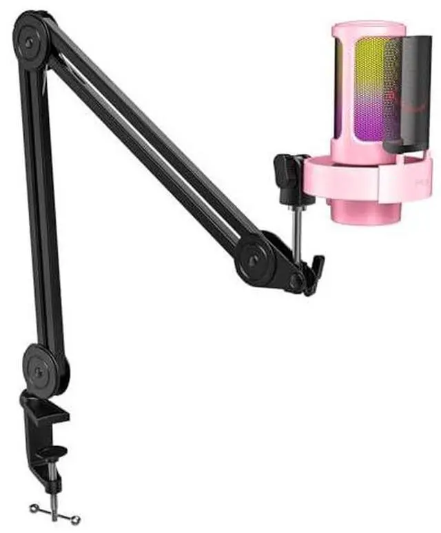 Main image of Streaming Microphone and Arm Stand Set, PC Condenser Gaming Mic for Video, Home use, YouTube, with RGB Control, Gain Knob, 3.5mm Headphone Jack, Shock Mount, on Computer/PS4/PS5 (A8P+BM63)