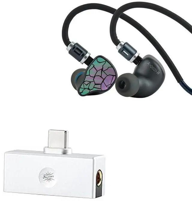 Main image of THIEAUDIO Hype 4 MKII 2DD + 4BA Hybird in Ear Monitor,HiFi Wired IEM Earphones,Engaging & Studio Neutral Tuning Kiwi Ears Allegro Mini Portable IEM DAC, in Ear Monitor Amplifier