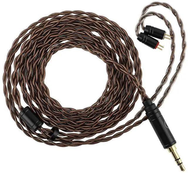 Main image of ZiiGaat Z-01 4 Core Single Crystal Copper IEM Cable, w/ 3.5mm Plug