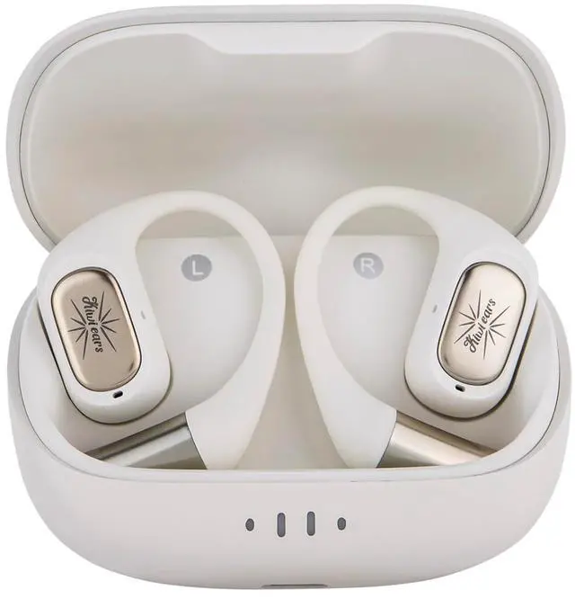 Main image of Kiwi Ears Attiva OWS Wireless Earbuds, Open Ear Bluetooth 5.4 Headphones with ANC Noise Cancellation, 200H Playtime, IPX5 Sweat and Water Resistant for Workout Running (White)