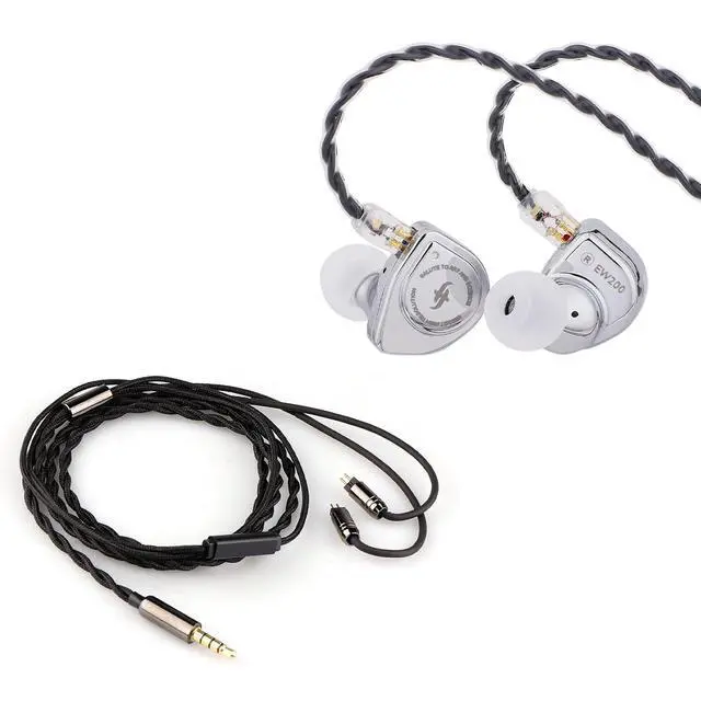 Main image of SIMGOT EW200 10mm SCP Diaphragm Dynamic Driver IEM(3.5 MIC) + Tripowin Zombur 4N High Purity OFC