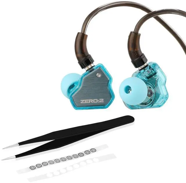 Main image of 7Hz x Crinacle Zero:2 in Ear Monitor, Updated 10mm Dynamic Driver IEM, Wired Earbuds Earphones, Gaming Earbuds & 7hz x Crinacle Dioko Replacement Filter Mesh Tweezer Kit