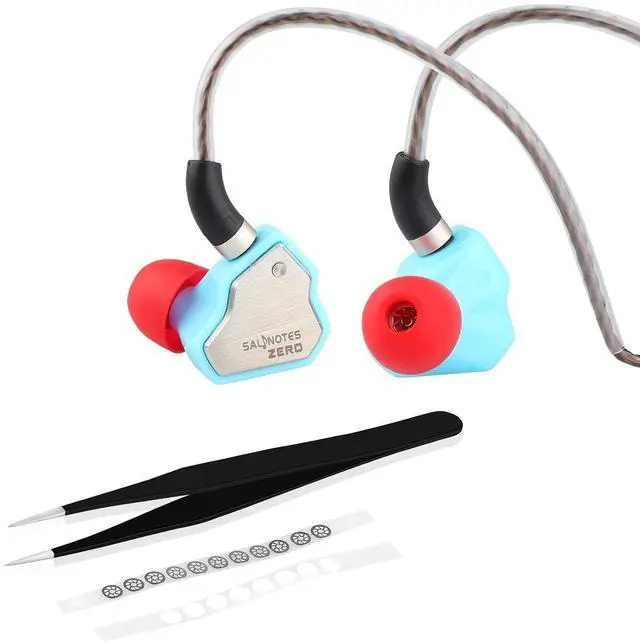 Main image of 7Hz Salnotes Zero HiFi 10mm Dynamic Driver in-Ear Earphone IEM & 7hz x Crinacle Dioko Replacement Filter Mesh Tweezer Kit