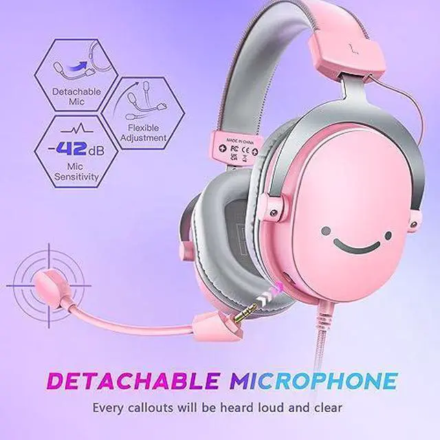 Alt view image 6 of 7 - Gaming USB Microphone Kit and PC Over-Ear Wired Headset,Streaming Recording Computer RGB Mic Set for Podcasting,YouTube,7.1 Surround Sound Headset,Control Box,for PS4/PS5/Xbox/Switch(A6TP+H9P)
