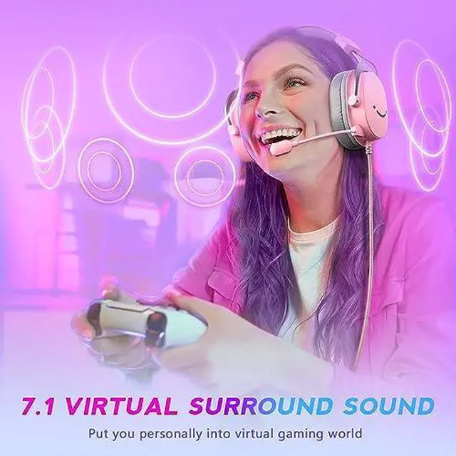 Alt view image 6 of 7 - Streaming Mic and Gaming Headset Kit, XLR/USB Dynamic Microphone Over-Ear Wired Headphones Bundle with XLR Interface,Gain Knob,3.5mm Headphone Jack, Detachable Microphone for Podcast(K688P+H9P)