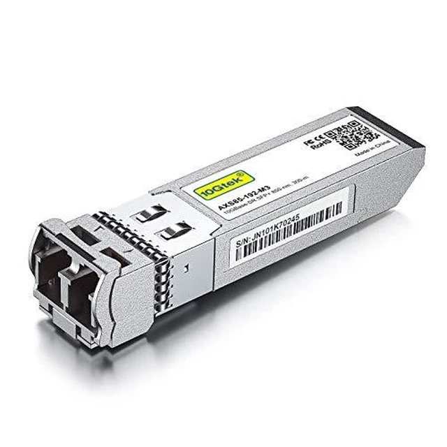 Alt view image 5 of 6 - 10GBase-SR SFP+ Transceiver & 1-Meter OM3 LCto LC Fiber Patch Cable & 10Gb PCI-E NIC Network Card Compare to Intel X520-DA1