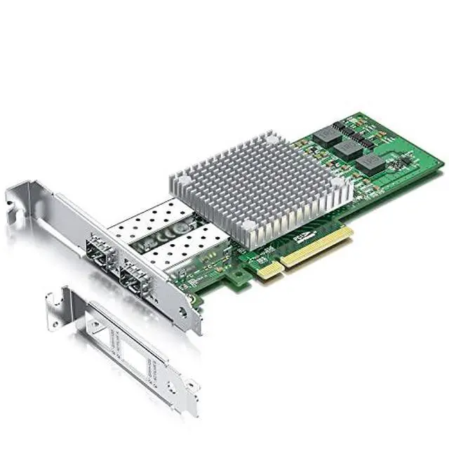 Alt view image 2 of 7 - 1 Pack of 2-Meter SFP+ DAC Twinax Cable and 1 Pack of 10Gb PCI-E NIC Network Card