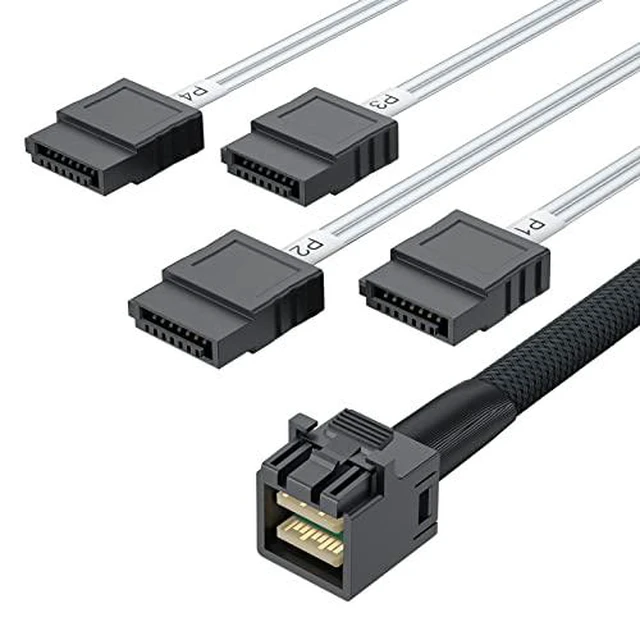 Alt view image 4 of 7 - LSI-3008-8I + SFF-8643/4SATA 0.5m
