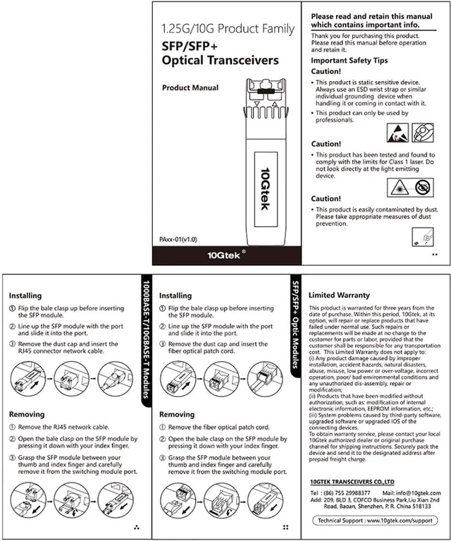 Alt view image 5 of 5 - SFP+ to RJ-45 10GBase-T Transceiver, 10Gbe Copper SFP+ to Ethernet Module for Cisco SFP-10G-T-S, Ubiquiti UniFi UF-RJ45-10G, TP-Link TL-SM5310-T, Netgear and More, up to 30m, Pack of 2