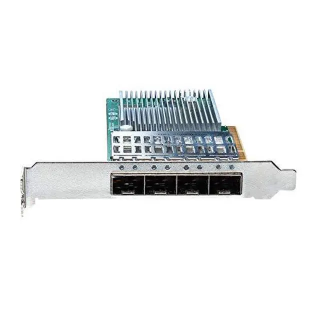 Alt view image 3 of 7 - 1 Pack of 10GBASE-CU Passive Direct Attach Copper SFP Cable for Cisco SFP-H10GB-CU2M and 1 Pack of 10Gb PCI-E NIC Network Card, Quad SFP+ Port