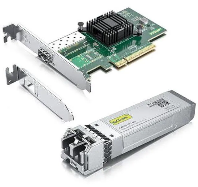 Main image of 10GBase-SR SFP+ Transceiver & 10Gb PCI-E NIC Network Card to Intel X520-DA1