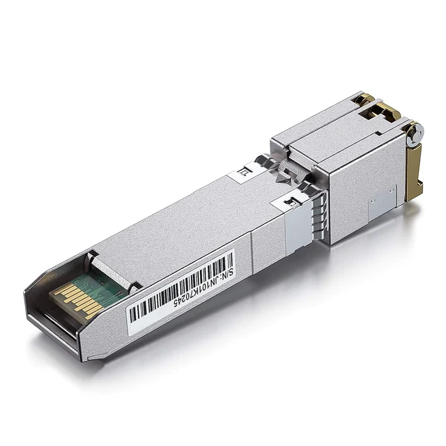 Alt view image 4 of 5 - SFP+ to RJ-45 10GBase-T Transceiver, 10Gbe Copper SFP+ to Ethernet Module for Cisco SFP-10G-T-S, TP-Link TL-SM5310-T, Netgear and More, up to 30m, Pack of 10