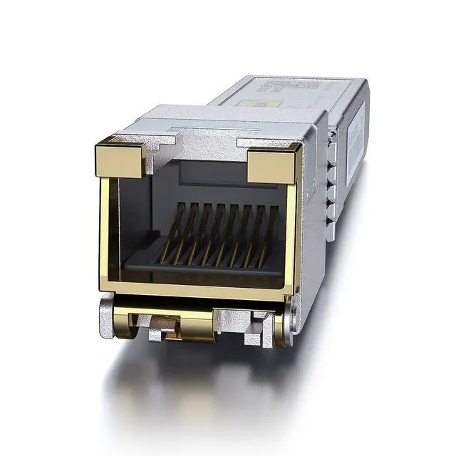 Alt view image 2 of 7 - 10GBase-T SFP+ to RJ-45 Transceiver, 10Gbe SFP+ to Copper Ethernet Module for HPE, H3C SFP-XG-T, RJ-45 SFP+ CAT.6a, up to 30-Meter