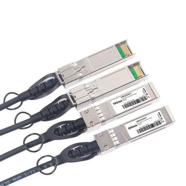 Alt view image 4 of 7 - 40G QSFP+ to 4xSFP+ Breakout DAC for Cisco QSFP-4SFP10G-CU2M - 40GBASE-CR4 Passive Direct Attach Copper Twinax QSFP to SFP Cable for Cisco Devices, 2-Meter(6.5ft)