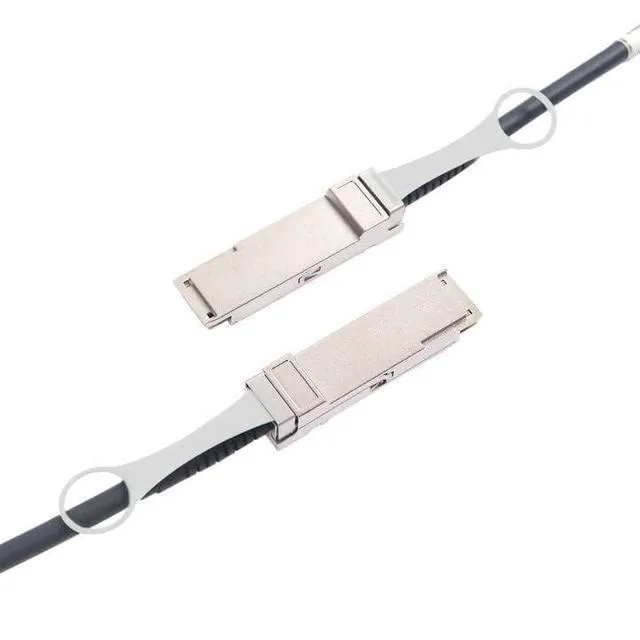 Alt view image 2 of 7 - 40G QSFP+ DAC Cable - 40GBASE-CR4 Passive Direct Attach Copper Twinax QSFP Cable for Cisco QSFP-H40G-CU5M, Meraki MA-CBL-40G-5M, Supermicro, Mikrotik, Open Switch Devices, 5-Meter(16.5ft)