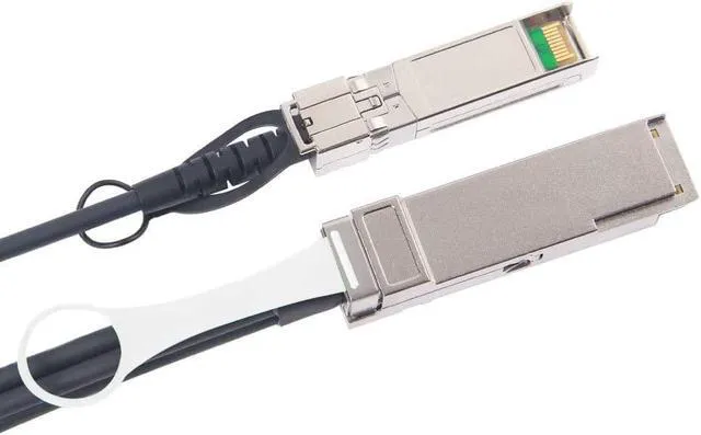 Alt view image 5 of 7 - 40G QSFP+ to 4xSFP+ Breakout DAC for Cisco QSFP-4SFP10G-CU1.5M - 40GBASE-CR4 Passive Direct Attach Copper Twinax QSFP to SFP Cable for Cisco Devices, 1.5-Meter